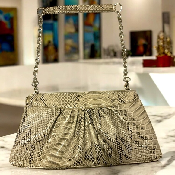 Snakeskin Small Clutch/Bag - Picture 2 of 7